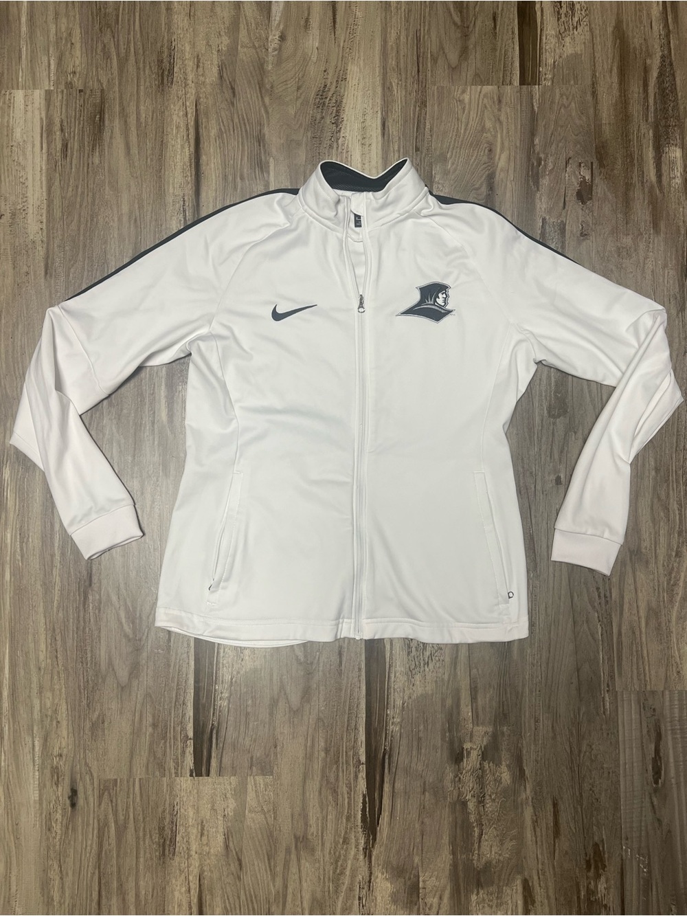 Women's Nike Dri-FIT Providence College Friars Full Zip Track Jacket White M